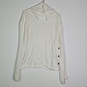 Venus XS light cream color turtleneck sweater
